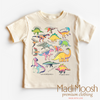 Names Of Dinosaurs Shirt - Dinosaur Tee by Madi Moosh