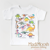 Names Of Dinosaurs Shirt - Dinosaur Tee by Madi Moosh