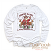Howdy Santa Merry Christmas Y'all Christmas Tee - Long Sleeve White Shirt by Madi Moosh