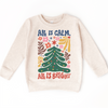 Boho All Is Calm All Is Bright Christmas Shirt - Long Sleeve Tees & Sweatshirts by Madi Moosh