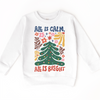 Boho All Is Calm All Is Bright Christmas Shirt - Long Sleeve Tees & Sweatshirts by Madi Moosh