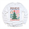 Boho Believe In The Magic Of Christmas Shirt - Long Sleeve Tees & Sweatshirts by Madi Moosh