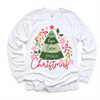 Boho Joy Hope Love Peace Christmas Shirt - Long Sleeve Tees & Sweatshirts by Madi Moosh