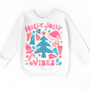 Boho Holly Jolly Vibes Christmas Shirt - Long Sleeve Tees & Sweatshirts by Madi Moosh