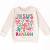 Boho Jesus Is The Reason Christmas Shirt - Long Sleeve Tees & Sweatshirts by Madi Moosh