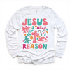 Boho Jesus Is The Reason Christmas Shirt - Long Sleeve Tees & Sweatshirts by Madi Moosh