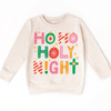 Ho Ho Holy Night Christmas Shirt - Christian Tee by Madi Moosh
