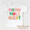 Ho Ho Holy Night Christmas Shirt - Christian Tee by Madi Moosh