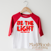Be The Light Christmas Shirt - Christian Tee by Madi Moosh