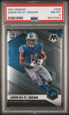 Graded 2021 Panini Mosaic Amon-Ra St. Brown #328 Rookie RC Football Card PSA 8 Near Mint
