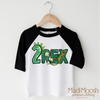 Two Rex Boys Birthday Shirt - T-Rex Birthday Tee by Madi Moosh
