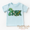 Two Rex Boys Birthday Shirt - T-Rex Birthday Tee by Madi Moosh