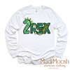 Two Rex Boys Birthday Shirt - T-Rex Birthday Tee by Madi Moosh