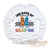 100 Days Of Getting Your Cray-On School Shirt - School Tee by Madi Moosh