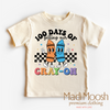 100 Days Of Getting Your Cray-On School Shirt - School Tee by Madi Moosh