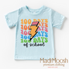 100 Days Of School Lightning Bolt Shirt - School Tee by Madi Moosh
