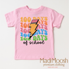100 Days Of School Lightning Bolt Shirt - School Tee by Madi Moosh