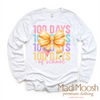 100 Days Of School Bow Shirt - School Tee by Madi Moosh