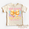100 Days Of School Bow Shirt - School Tee by Madi Moosh