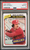 Graded 1980 Topps Mike Schmidt #270 Baseball Card PSA 8 NM-MT