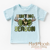 Kids Easter Egg Hunting Shirt - Hunting Season Boys Easter Tee by Madi Moosh