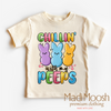 Chillin With My Peeps Easter Shirt - Kids Easter Tee by Madi Moosh