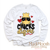 Chicks Dig Me Boys Easter Shirt - Kids Easter Tee by Madi Moosh