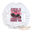 Girls Like Monster Trucks Too Shirt - Kids Monster Truck Tee by Madi Moosh
