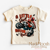 Motocross A Little Dirt Never Hurt Shirt - Boys Motorcycle Tee by Madi Moosh