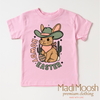 Howdy Easter Bunny Western Shirt - Kids Western Tee by Madi Moosh