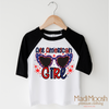 4th Of July All American Girl Shirt - Retro July Fourth Tee by Madi Moosh