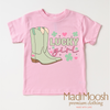 St. Patrick's Day Lucky Cowgirl Shirt - Retro Western St. Patrick's Day Tee by Madi Moosh
