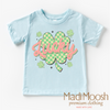 St. Patrick's Day Lucky Clover Shirt - Kids Retro St. Patrick's Day Tee by Madi Moosh