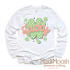 St. Patrick's Day Lucky Clover Shirt - Kids Retro St. Patrick's Day Tee by Madi Moosh