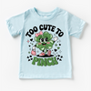 Too Cute To Pinch St. Patrick's Day Shirt - Lucky Clover Kids & Adult Tee by Madi Moosh