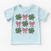 Clovers And Bows St. Patrick's Day Shirt - St. Patrick's Day Kids & Adult Tee by Madi Moosh