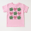 Clovers And Bows St. Patrick's Day Shirt - St. Patrick's Day Kids & Adult Tee by Madi Moosh