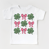 Clovers And Bows St. Patrick's Day Shirt - St. Patrick's Day Kids & Adult Tee by Madi Moosh