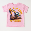 A Little Dirt Never Hurt Excavator Shirt - Boys Construction Tee by Madi Moosh