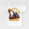 A Little Dirt Never Hurt Excavator Shirt - Boys Construction Tee by Madi Moosh
