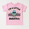 I'm A Little Eggstra Easter Shirt - Boys Easter Tee by Madi Moosh