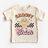 Groovy Chick Easter Shirt - Girls Retro Easter Tee by Madi Moosh