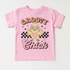 Groovy Chick Easter Shirt - Girls Retro Easter Tee by Madi Moosh