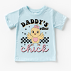 Daddy's Other Chick Shirt - Girls Easter Chicken Tee by Madi Moosh