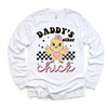 Daddy's Other Chick Shirt - Girls Easter Chicken Tee by Madi Moosh