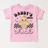 Daddy's Other Chick Shirt - Girls Easter Chicken Tee by Madi Moosh