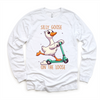 Silly Goose On The Loose Shirt - Funny Kids Tee by Madi Moosh