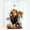 Retro Lion King Of The Jungle Shirt - Printed On Comfort Colors by Madi Moosh