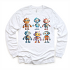 Cute Retro Robot Shirt - Kids Robot Shirt by Madi Moosh