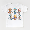 Cute Retro Robot Shirt - Kids Robot Shirt by Madi Moosh